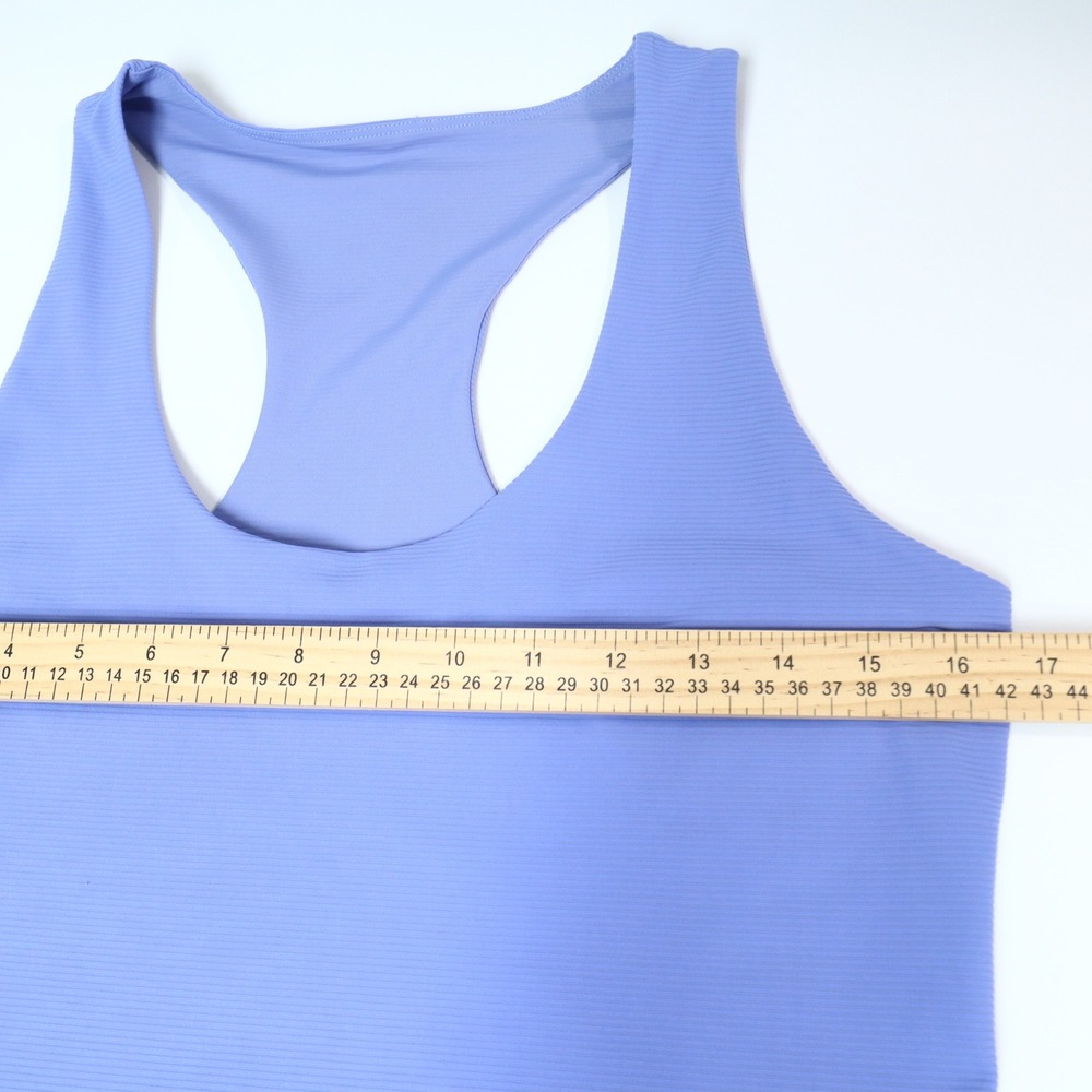 Sweaty Betty Explorer Rib Bodice Racerback Midi Dress 10 Blue Athleisure Pockets - Picture 9 of 11